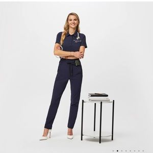 Figs Figspro Navy Scrub Trouser Skinny Navy Large